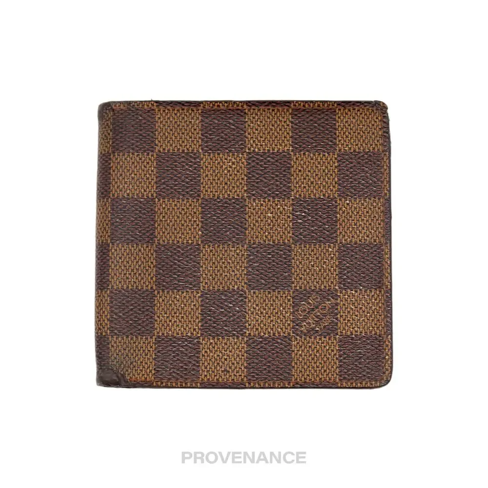 🔴 Louis Vuitton Marco Wallet - Damier Ebene